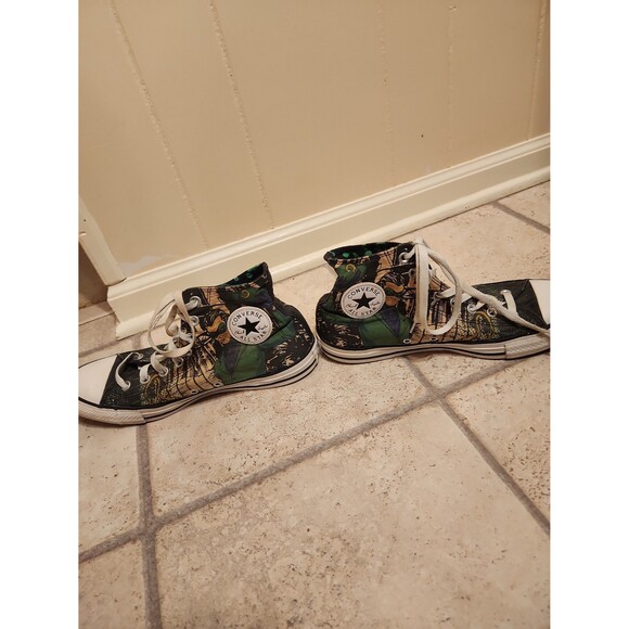 Converse Chuck Taylor "The Riddler" DC Comics Hi Top Sneakers Men's 9 Women's 11 - Picture 6 of 12